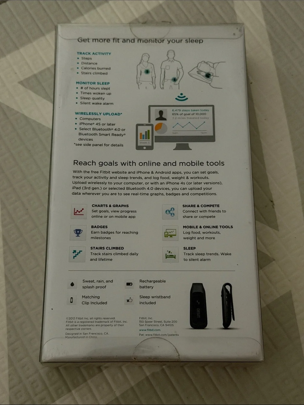 FITBIT ONE Wireless activity and sleep tracker